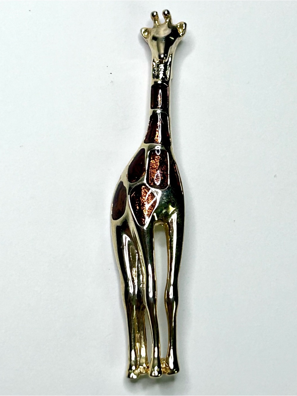 Gold Giraffe Pin Brooch Liz Claiborne